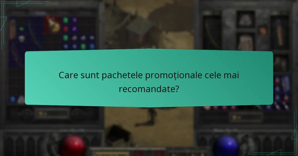 Care sunt pachetele promoționale cele mai recomandate?
