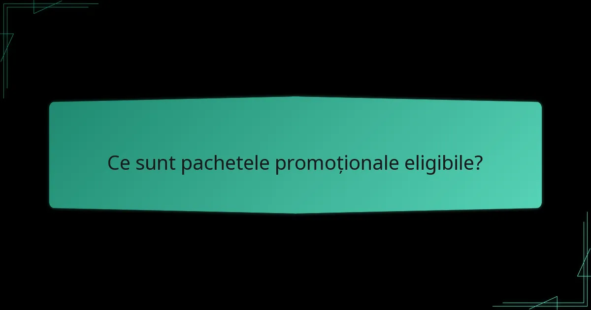 Care sunt întrebările frecvente despre revendicările pachetelor promoționale?