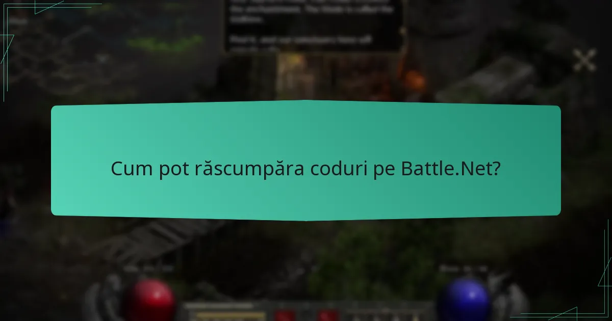Cum pot răscumpăra coduri pe Battle.Net?